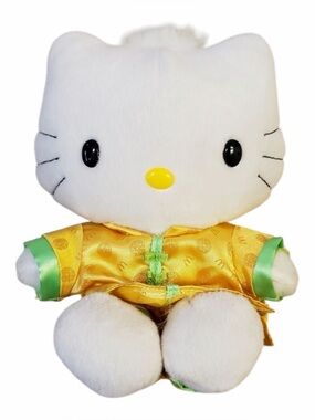 McDonalds Sanrio Hello Kitty Dear Daniel Chinese Costume Plush 1999 Vintage y2k